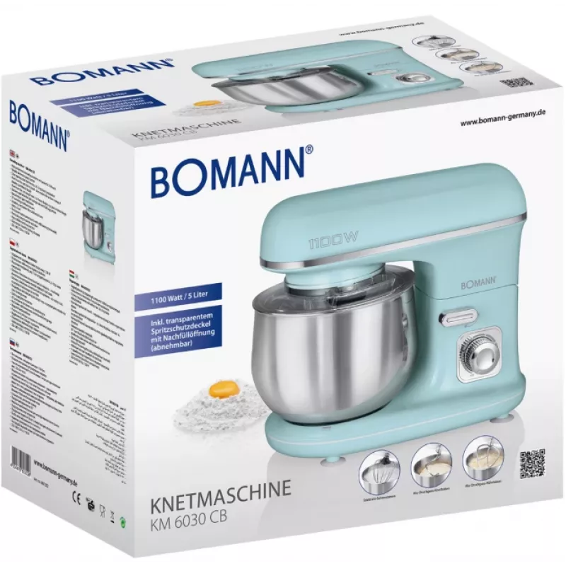Bomann KM 6030 CB kuchynský robot 1100 W 5 l mätová farba