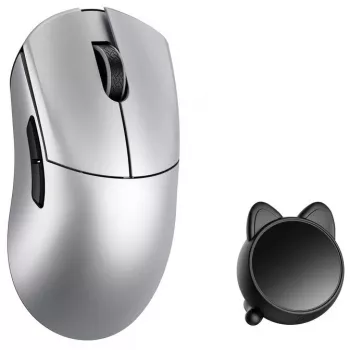 WLMOUSE HUAN herná myš, Omron Optical Switches - strieborná (HUAN-SILVER-O)