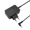 Qoltec 51033 napájací adaptér pre ultrabooky HP, 45 W, 19,5 V, 2,31 A, 4,5x3,0 mm + pin, do interiéru, čierny