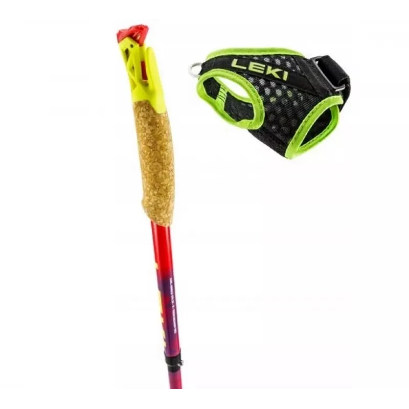 Trekingové palice Leki TRL Ultratrail FX One 120 cm, červená