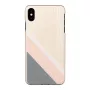 Puzdro na smartphone man and wood pre iPhone XS Max – ružový oblek, čierna