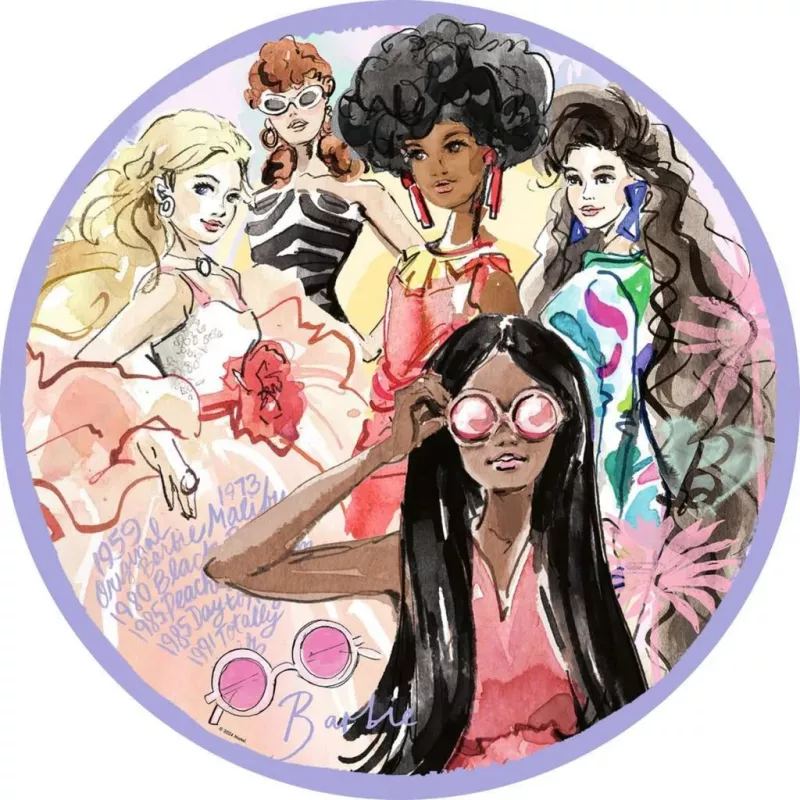 Puzzle Ravensburger Barbie – Global Style Icon Since 1959, 500 dielikov, okrúhle