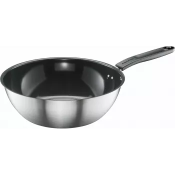 Wok Fiskars 28 cm s keramickou úpravou model 1072313, 28 cm priemer