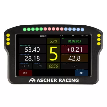 Panel palubnej dosky volantu Ascher Racing 5 palcov model 76080029 pre sim-racing displeje