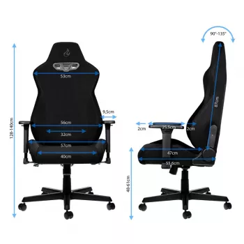Nitro Concepts S300 gamingová stolička - Stealth čierna