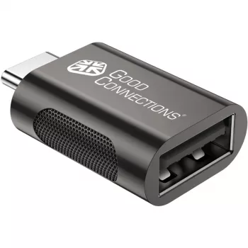 Good Connections adaptér USB 3.2 Gen.1 3.0 konektor samec C na USB-A konektor samica pozinkované kovové puzdro (USB-AD302)