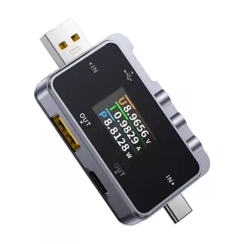 Tester USB 2v1 FNIRSI FNAC-28 USB-C USB-A
