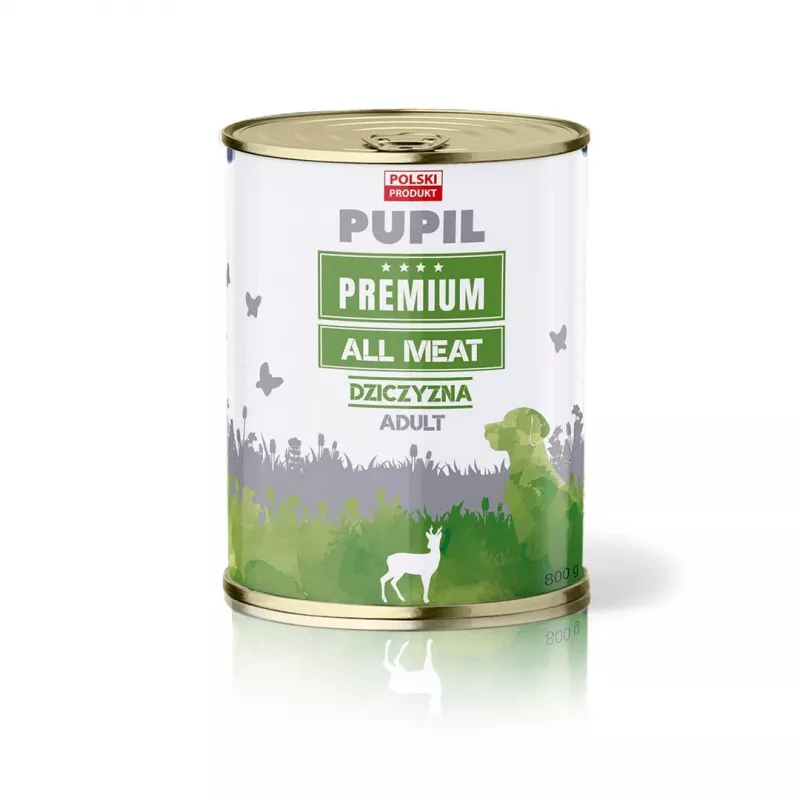 PUPIL Premium All Meat jelenina - mokré krmivo pre psy - 800g
