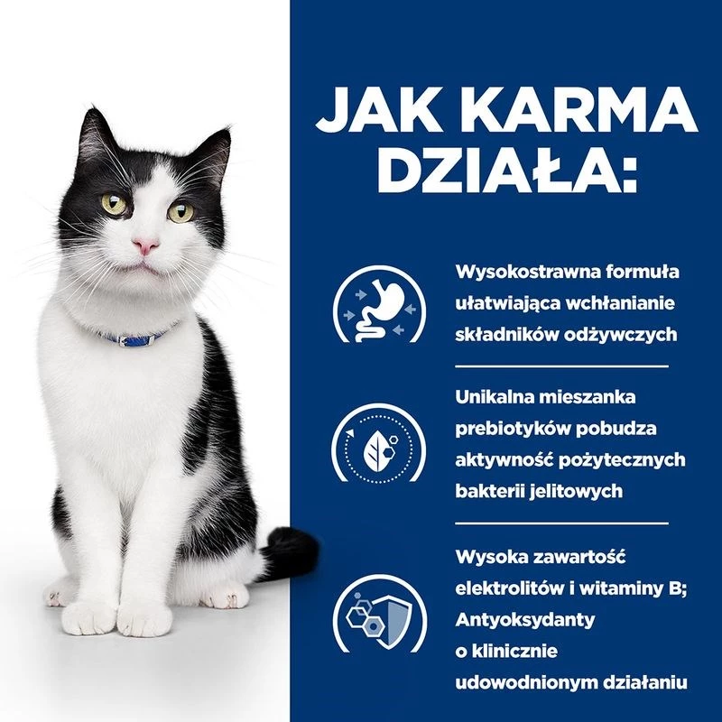 HILL'S PD I/D Digestive Care kura - suché krmivo pre mačky - 3 kg