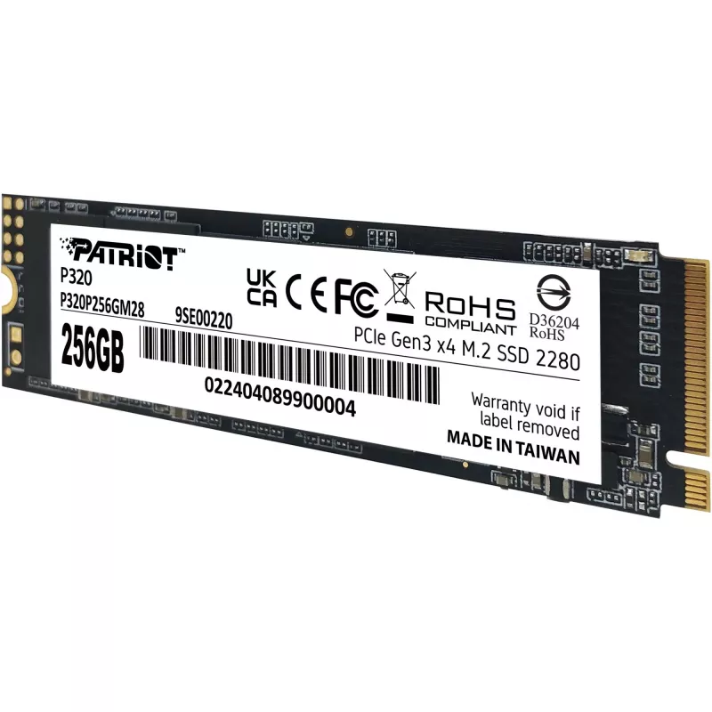 SSD disk Patriot P320 256 GB M.2 2280 PCIe 3.0 x4 NVMe