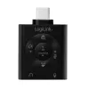 USB3.2 audio adaptér USB-C/samec na 2x 3,5-mm samica 7.1