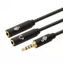 Adaptér TB 3,5-mm-mini jack rozbočovač 1x 3,5-mm konektor samec na 2x 3,5-mm konektor samica, model AKTBXAJ0P2J030B