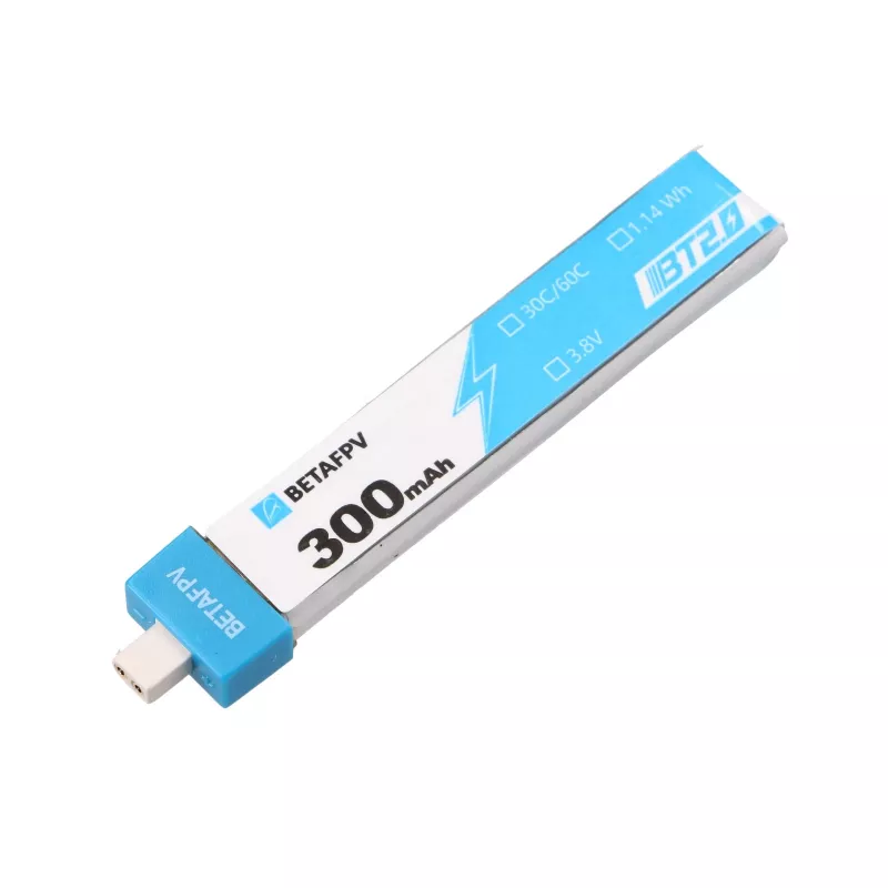BetaFPV BT2.0 1S sada batérií pre drony 300mAh balenie 8 ks, 3,8V