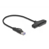 DeLOCK USB na SATA konvertor 6 Gb/s USB Type-C Type-A 0,3 m
