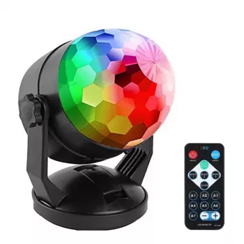 LED disko guľa DENVER LDB-319 – kompaktné LED párty svetlo, model 117220200040