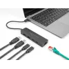 USB hub DeLOCK 10 Gbit/s s 2,5-Gigabit LAN a PD 85 Watt