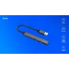 Savio AK-70 rozbočovač USB-A, 4 v 1: 3 x USB-A 2.0 + 1 x USB-A 3.1 Gen 1, 5 Gbps
