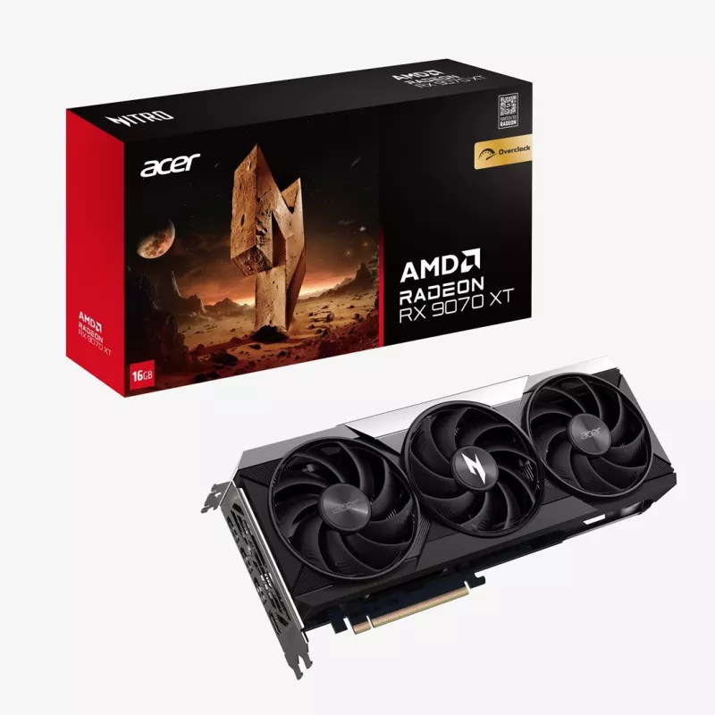 Acer Nitro Radeon RX 9070 OC 16GB GDDR6 grafická karta
