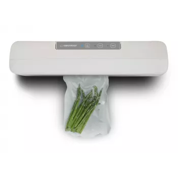 Stolová vákuovačka ESPERANZA EKV001 — kompaktná, biela, šírka zvárania 30 cm, 107 W, 220–240 V