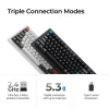 Mechanická 75% klávesnica Keychron Q1 Ultra 8K – USB + RF bezdrôtová + Bluetooth, RGB, čierna