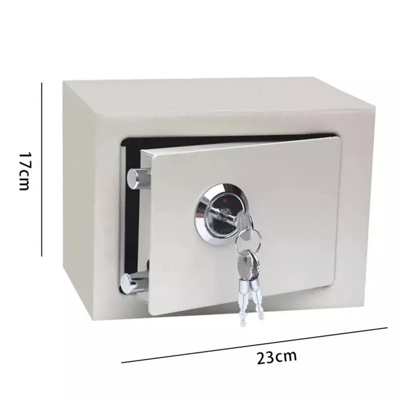Extralink Home | Domáci trezor | Kancelária, kľúčová skrinka, trezor, biela, S-404