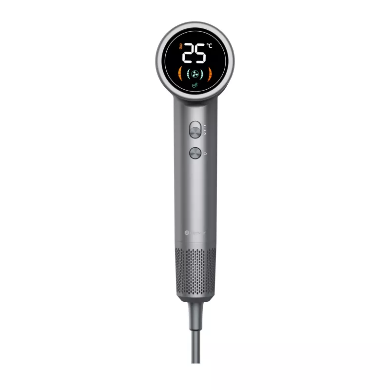 Sušič vlasov DENVER HDD-1400DGR 1400 W, sivý, 110–240 V, 1,8 m kábel, 25–75 °C, 70×89×280 mm
