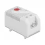 Termostat DELOCK 66824, plastové puzdro, IP20, 30 W, 250 V, 10 A, 43×60×33 mm, sivá/červená