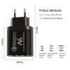 USB nástenná nabíjačka MACLEAN MCE479B — 3x USB porty, 18W celkový výkon, kompaktná