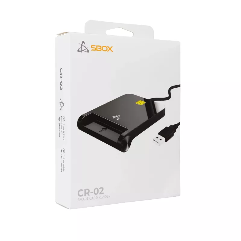 Čítačka kariet SBOX CR-02 s USB rozhraním pre SD a MicroSD karty