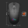 Bezdrôtová myš MEDIA-TECH MT1124 BT/RF Silent & Recharge — obojručná, 3200 DPI, Bluetooth + 2,4 GHz USB, 6 tlačidiel, nabíjateľná