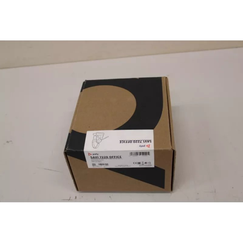 SALE OUT. Poly Savi 7220 Office headset s integrovaným mikrofónom | POUŽITÉ, POŠKRIABANÉ | bezdrôtový | čierny
