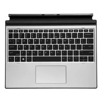 HP L67436-A41 mobilná klávesnica belgická Pogo Pin strieborná
