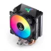 CPU chladič Jonsbo CR-1400E 92mm ARGB čierny — 92 mm ventilátor, ARGB osvetlenie