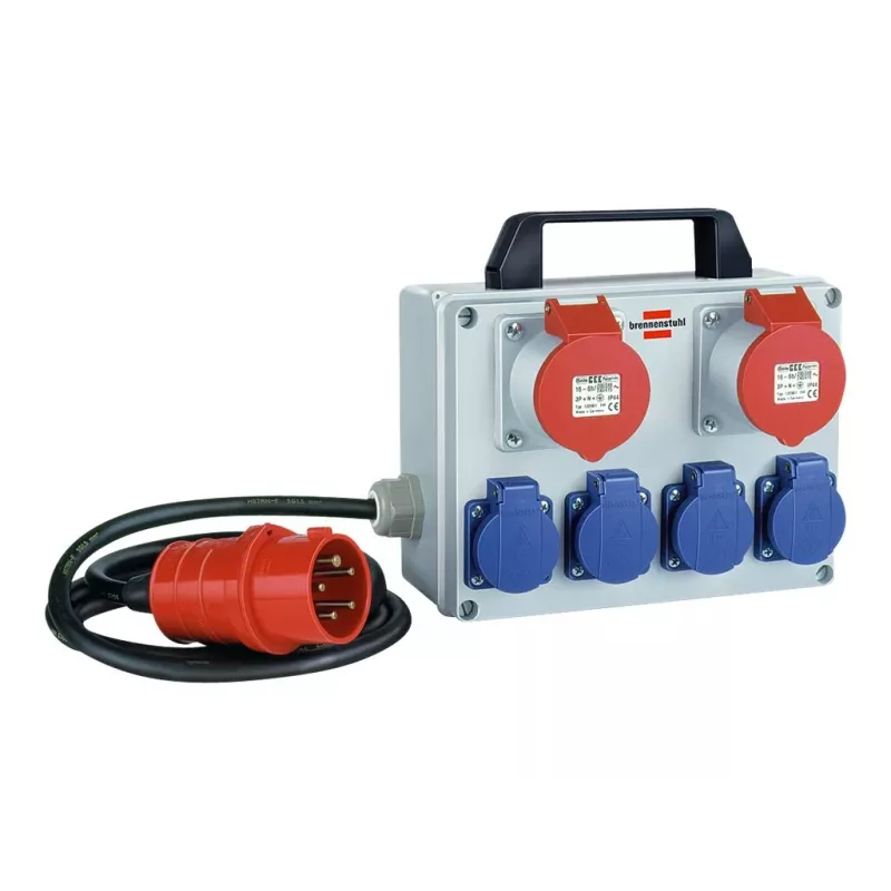 Rozdeľovač napájania Brennenstuhl BKV 2/4 T IP44