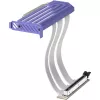 PCIe 5.0 Hyper Riser kábel od HYTE, model ACC-HYTE-PCIE50-TM, 20 cm, fialový/biely