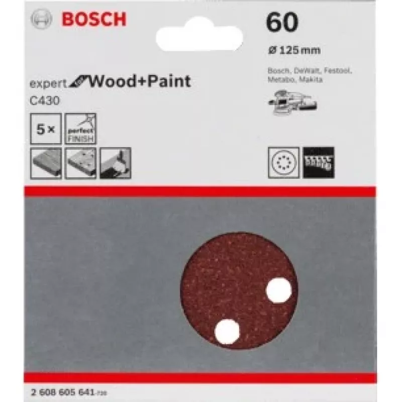 Brúsne kotúče Bosch C430 Expert pre drevo a lak