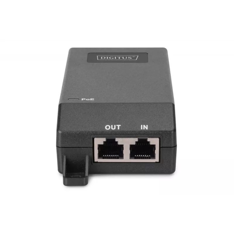 Digitus Gigabit Ethernet PoE+ injektor 802.3at 30 W čierna