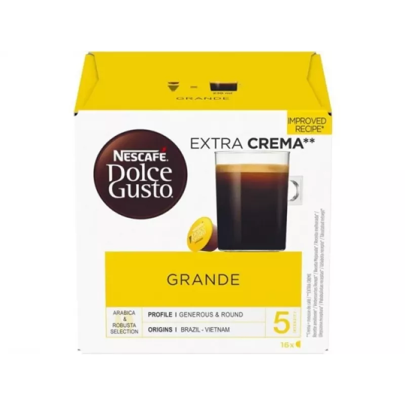 Nescafe Dolce Gusto Grande káva, 16 kapsúl