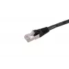 LAN patch kábel Extralink Cat5e FTP 5 m, medený krútený pár, RJ-45–RJ-45, čierny