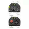 Qoltec Monolith napájací adaptér/menič do auta 600 W čierna