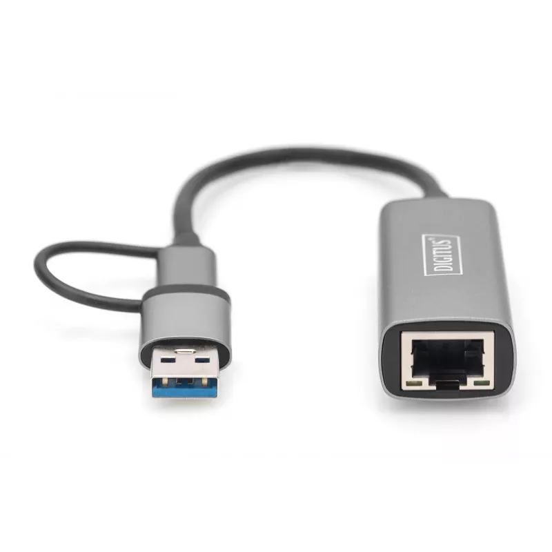 USB Type-C Gigabit Ethernet adaptér Digitus DN-3028