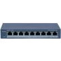 Sieťový switch Hikvision DS-3E1309P-EI(B) 8-portový 100 Mbps s 110W PoE