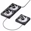 120mm skriňový ventilátor Jonsbo ZK-120B ARGB čierny, 120mm, ARGB osvetlenie