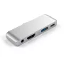 Satechi hliníkový USB-C hub pre iPad Pro strieborný