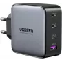 Ugreen 45515B nabíjačka pre mobilné zariadenia sivá AC rýchle nabíjanie interiérová