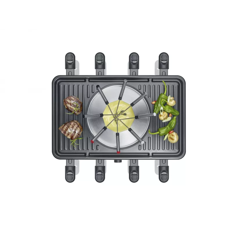Raclette gril Severin RG 2347 8 osôb 1400 W čierny