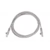 LAN patch kábel Extralink Cat.5e UTP 2 m, RJ-45 na RJ-45, sivý