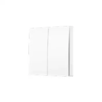 TP-Link Tapo Smart Light Switch 2-Gang 1-Way, Tilt, biely, 91.5 mm, 100.5 mm, 55.5 mm, 200 g
