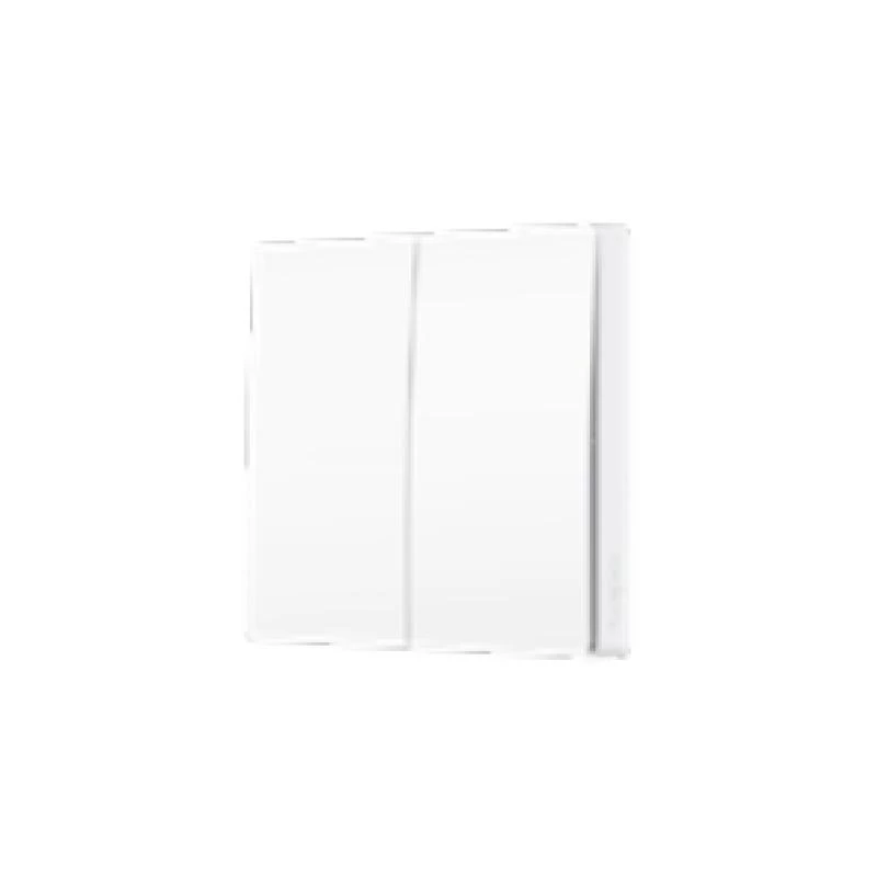 TP-Link Tapo Smart Light Switch 2-Gang 1-Way, Tilt, biely, 91.5 mm, 100.5 mm, 55.5 mm, 200 g