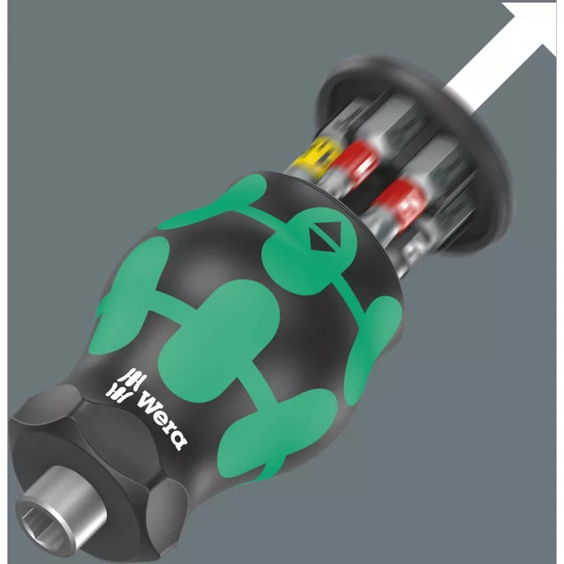 Wera Kraftform compact Stubby Magazin 2 Multibit skrutkovač plochý skrutkovač